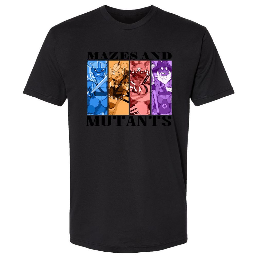 Mazes & Mutants Premium Unisex T-Shirt - Black - 16