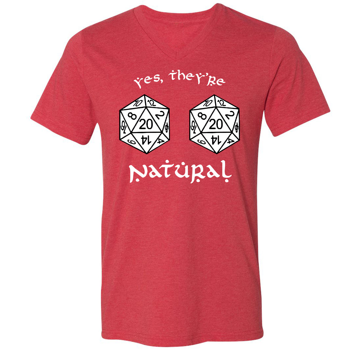 They Are Natural Unisex V-Neck T-Shirt
