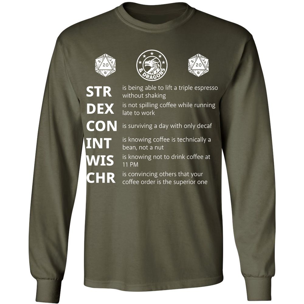How to RPG with Coffee - Military Green - 16