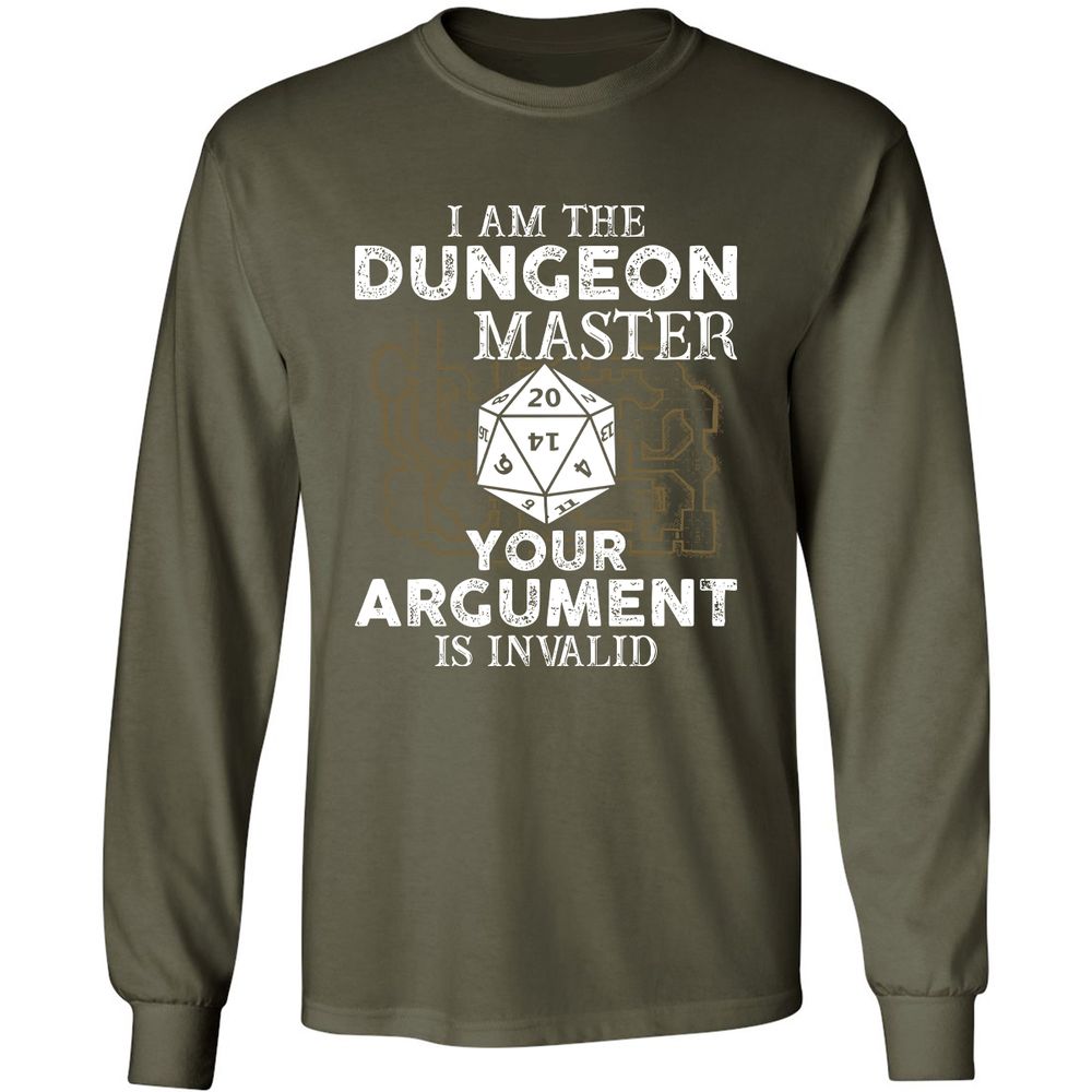 I Am the Dungeon Master – Your Argument Is Invalid - Military Green - 16