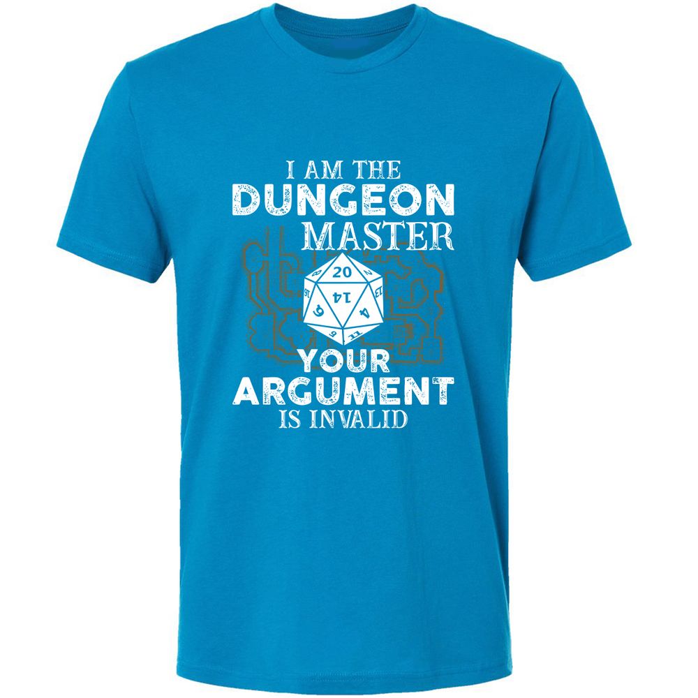 I Am the Dungeon Master – Your Argument Is Invalid - Turquoise - 16