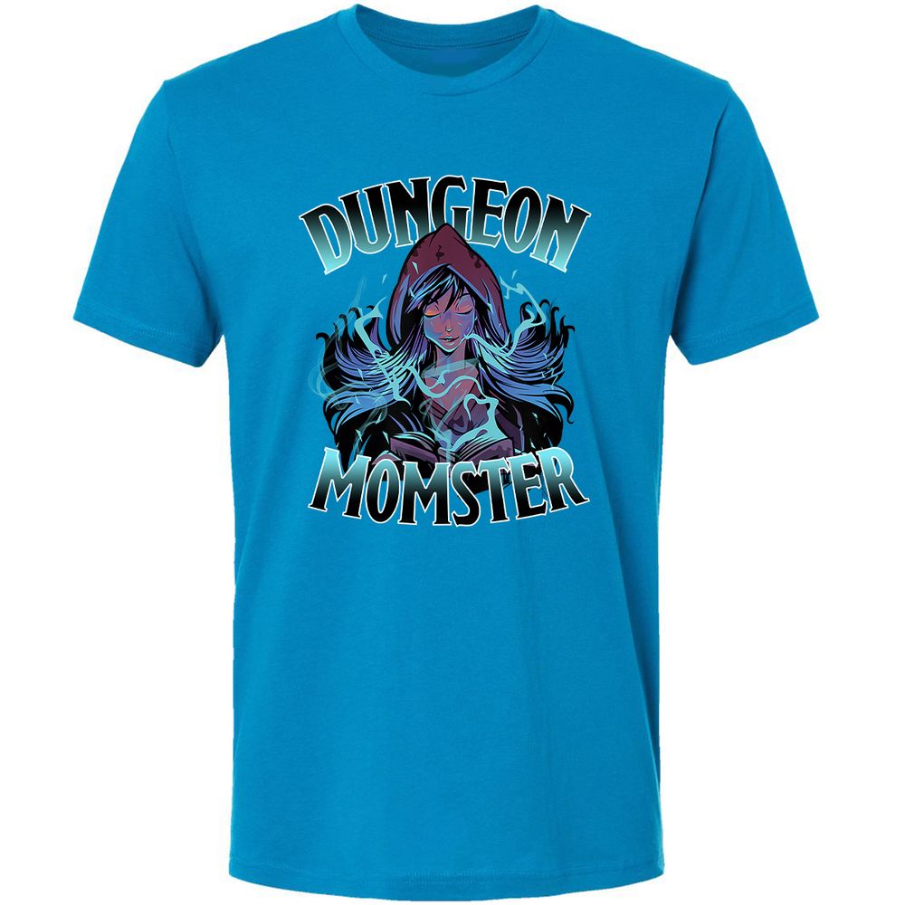 Dungeon Momster Premium Unisex T-Shirt - Turquoise - 16