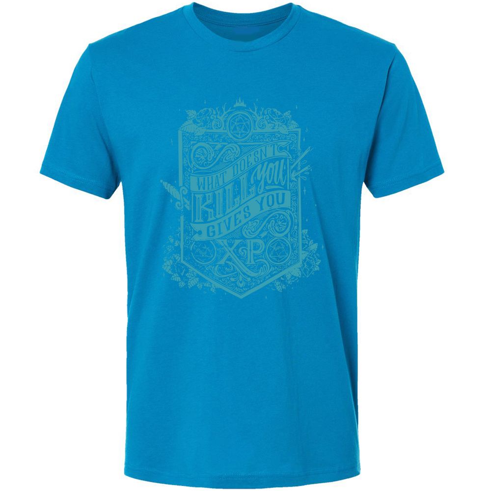 What Doesn't Kill You Gives You XP Premium Unisex T-Shirt - Turquoise - 16