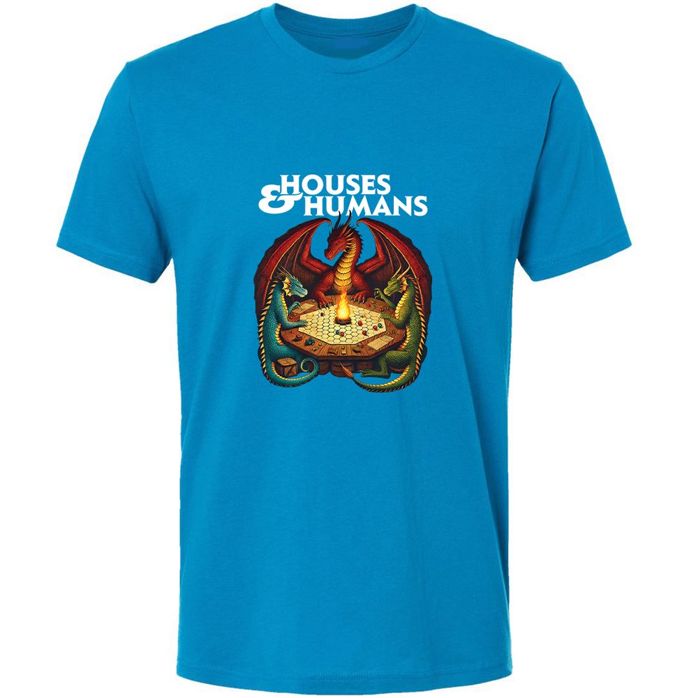 Houses & Humans Premium Unisex T-Shirt - Turquoise - 16