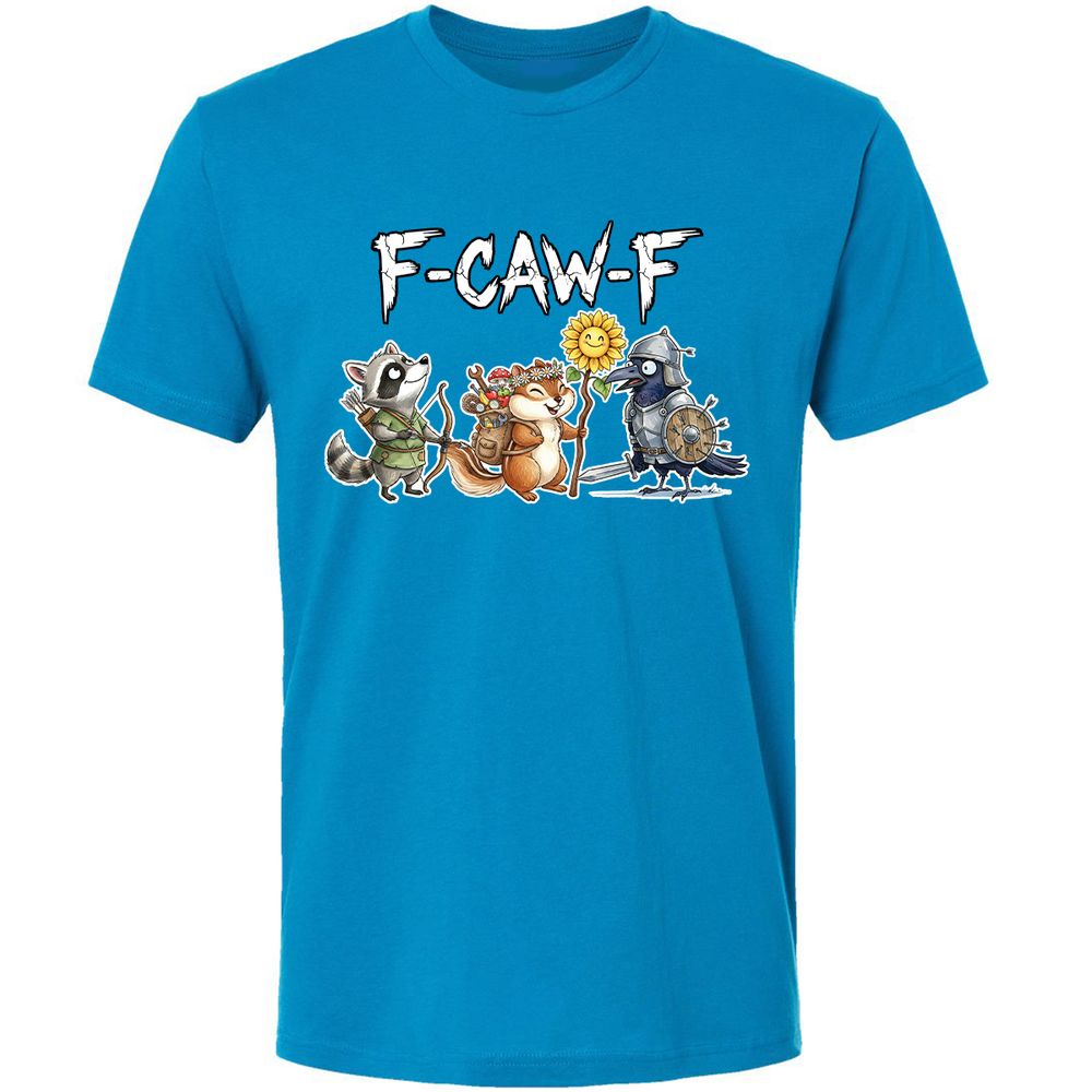F-CAW-F Adventuring party Premium Unisex T-Shirt - Turquoise - 16