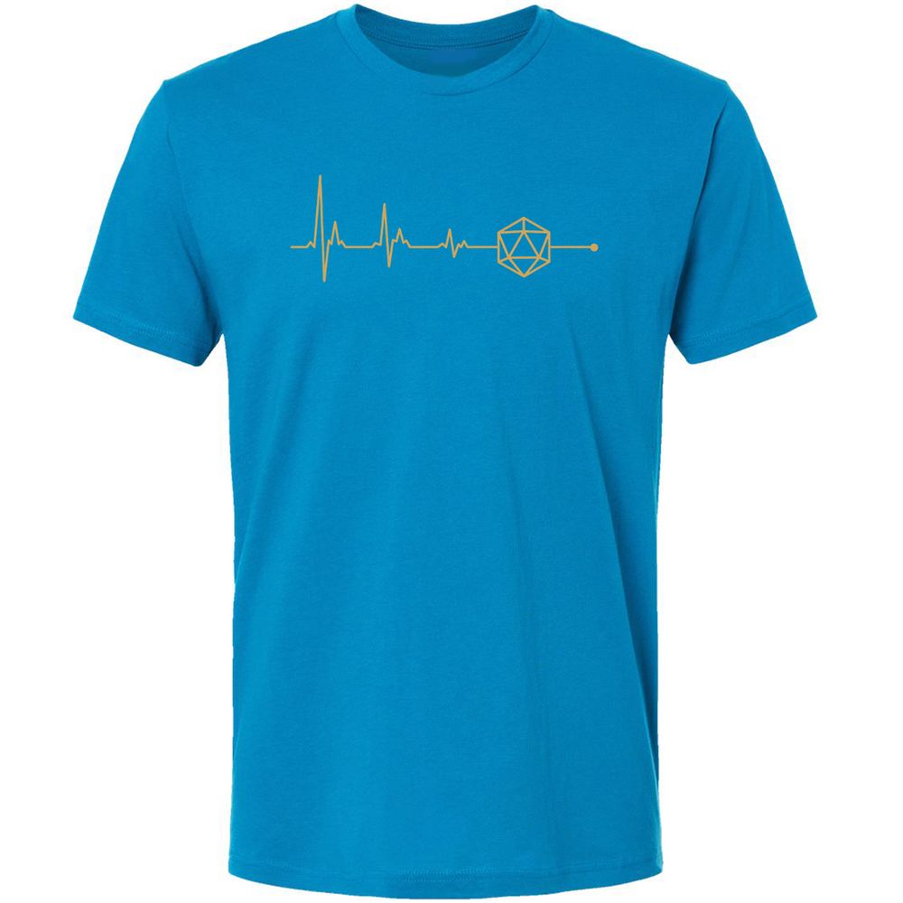 D20 Dice Is My Life Premium Unisex T-Shirt - Turquoise - 16