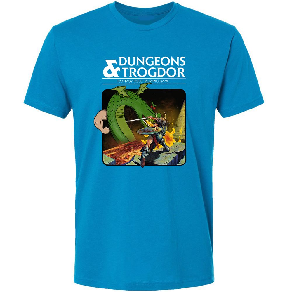 Trogdor Premium Unisex T-Shirt - Turquoise - 16