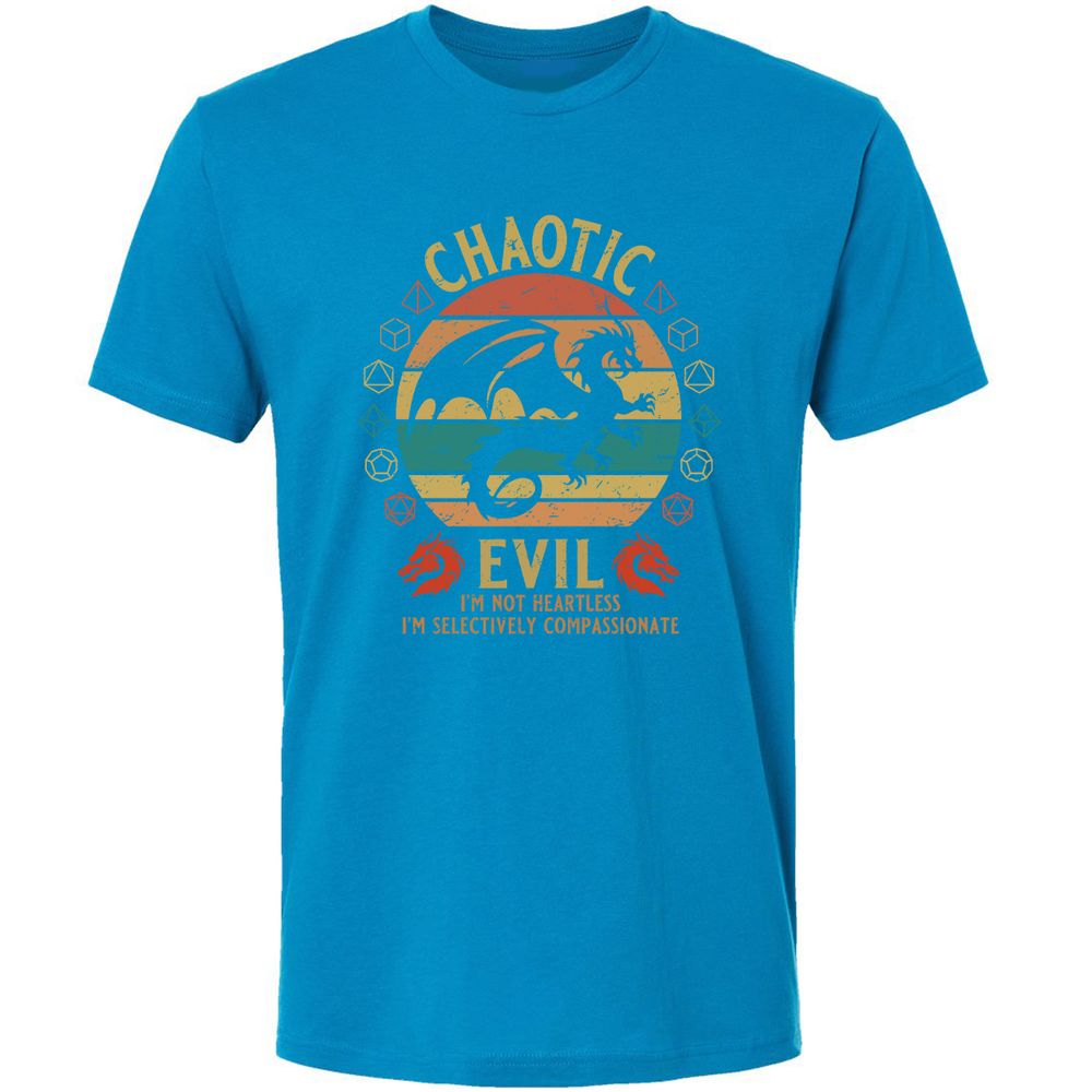 Chaotic Evil Premium Unisex T-Shirt - Turquoise - 16