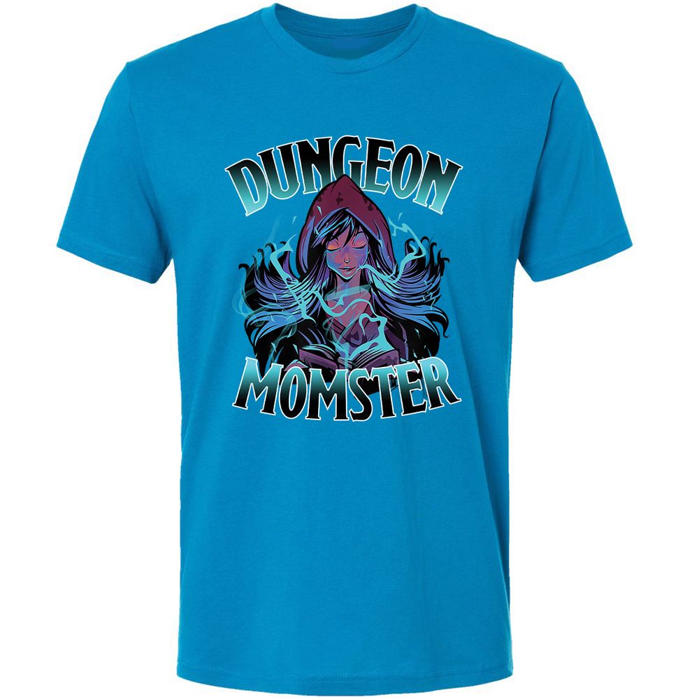 Dungeon Momster Premium Unisex T-Shirt - Turquoise - 16
