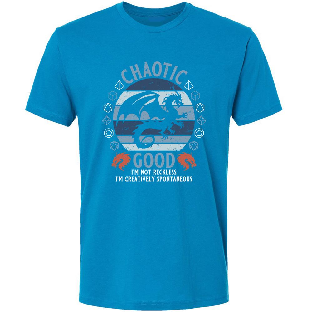Chaotic Good 2 Premium Unisex T-Shirt - Turquoise - 16
