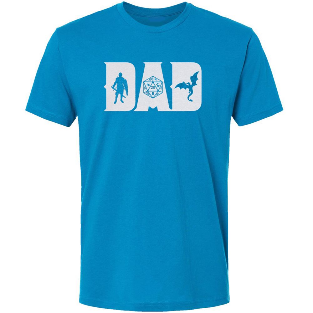 Dad Fathers Day Premium Unisex T-Shirt - Turquoise - 16