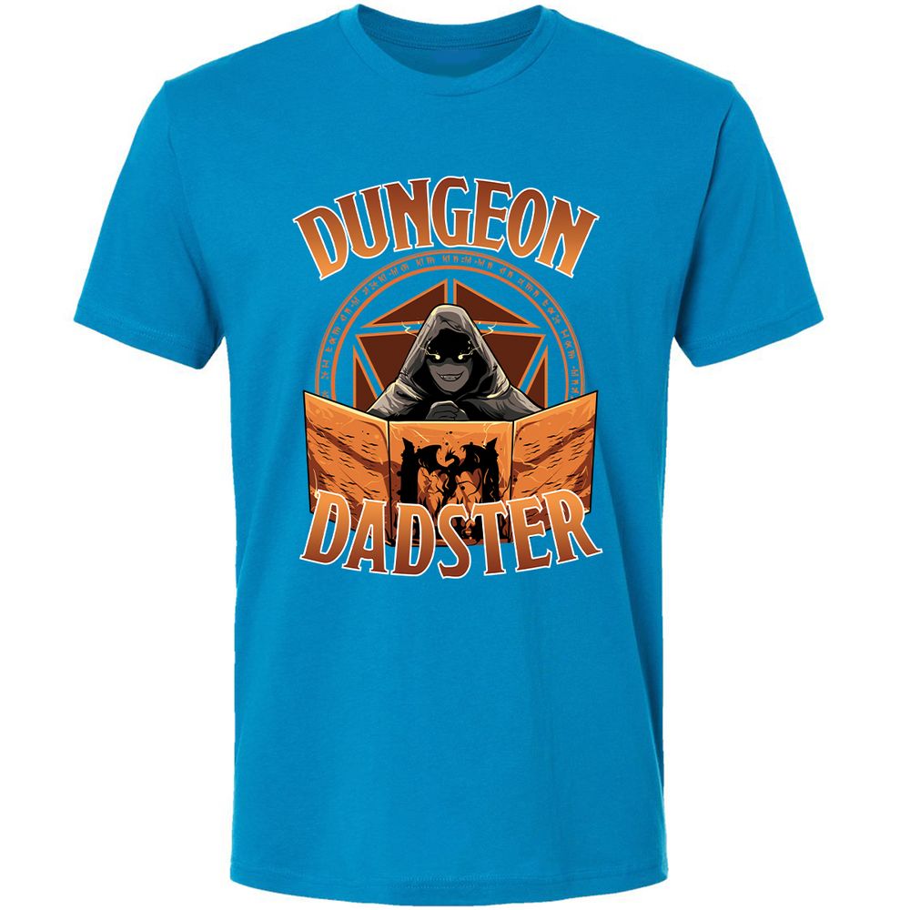 Dungeon Dadster Premium Unisex T-Shirt - Turquoise - 16