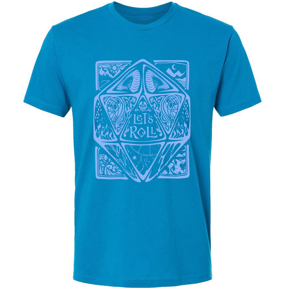 Let's Roll Premium Unisex T-Shirt - Turquoise - 16