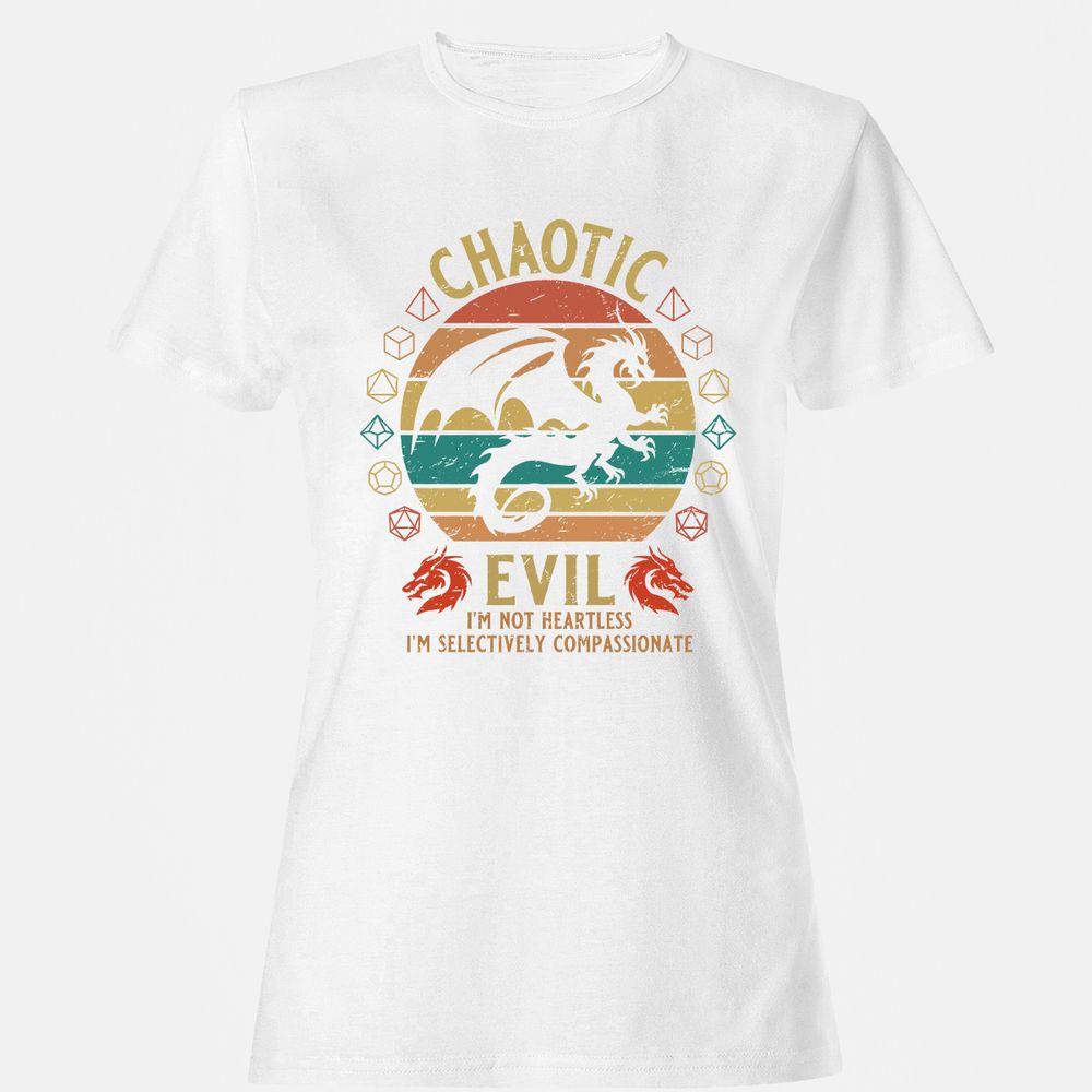 Chaotic Evil Women's T-Shirt - White - 16