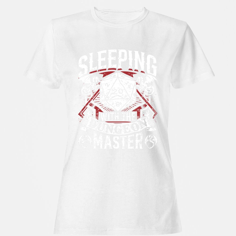 Sleeping With The DM Women's T-Shirt - White - 16