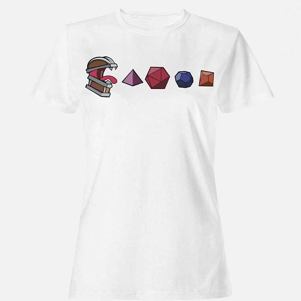 Mimic And Dices Women's T-Shirt - White - 16