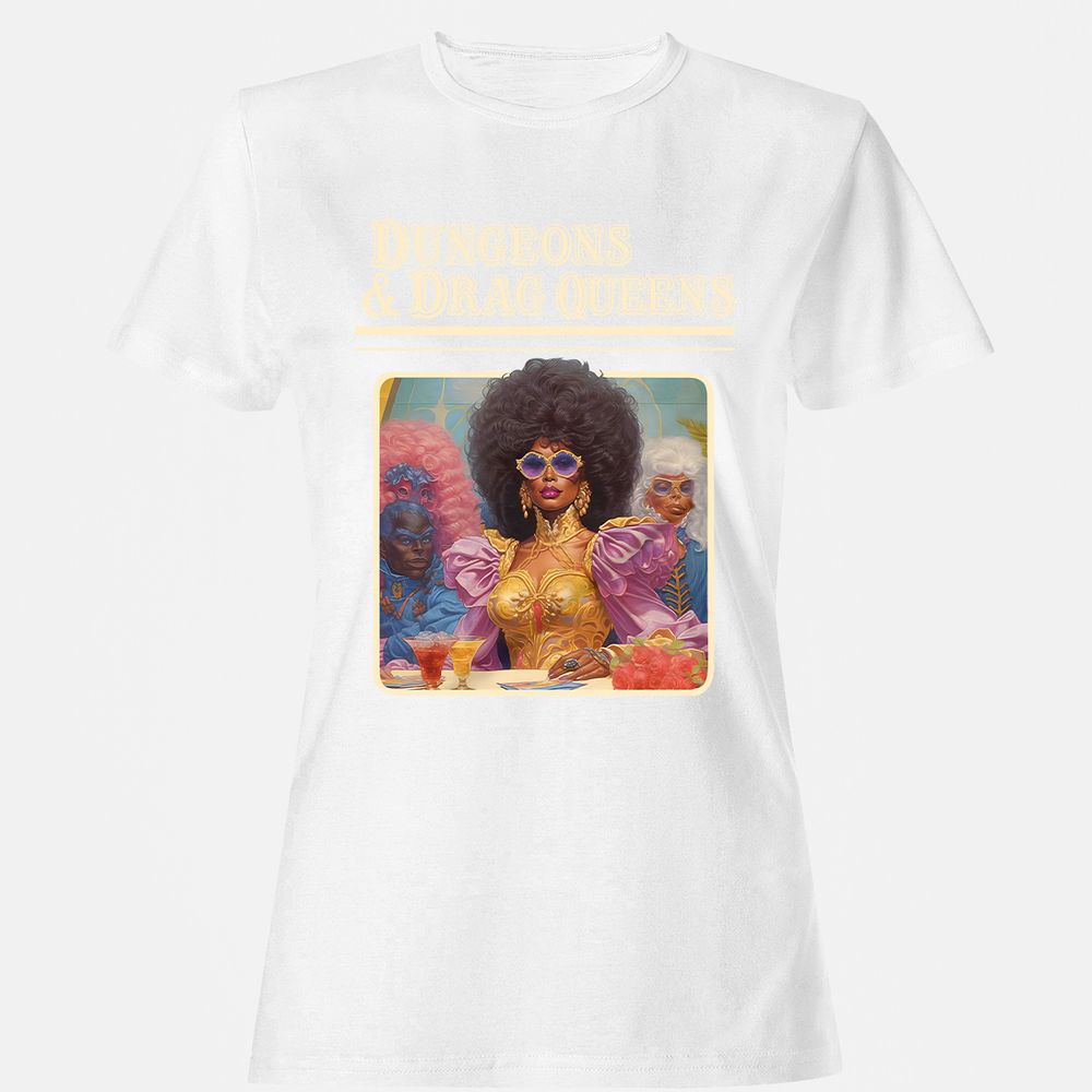 Dungeons & Drag Queens Women's T-Shirt - White - 16