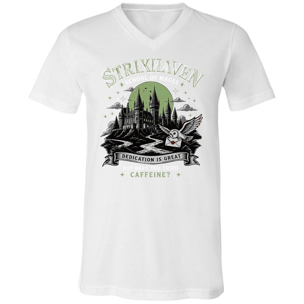 Strixhaven - School Of Mages Unisex V-Neck T-Shirt - White - 16