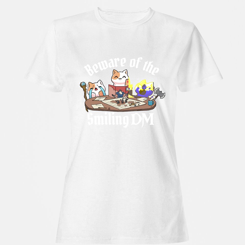 Beware of the Smiling DM - White - 16