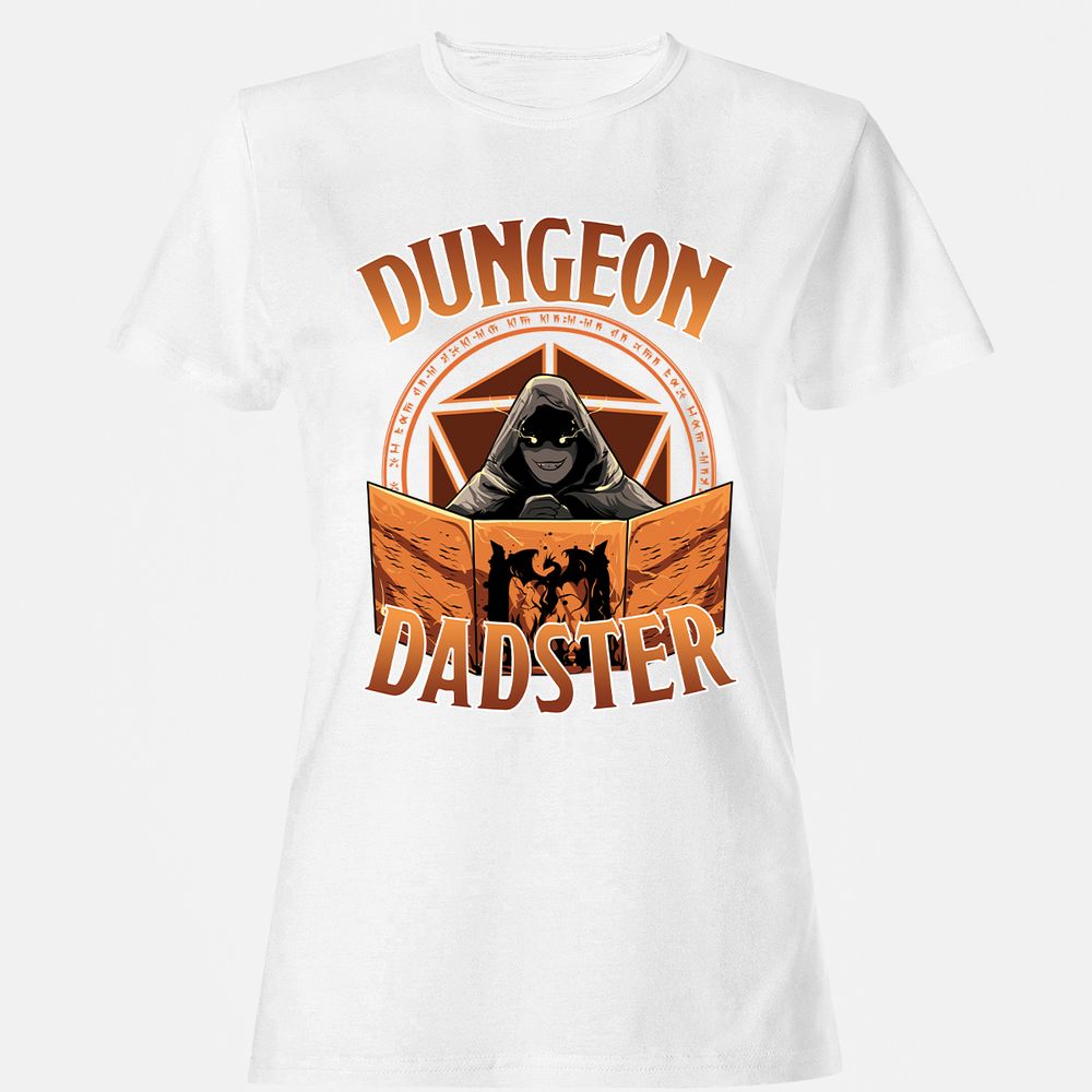 Dungeon Dadster Women's T-Shirt - White - 16