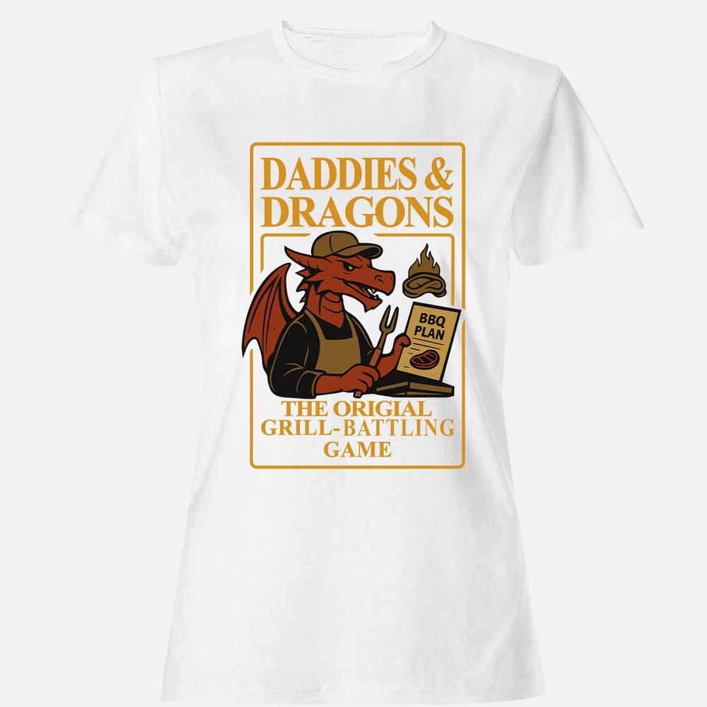 Daddies & Dragons Women's T-Shirt - White - 16