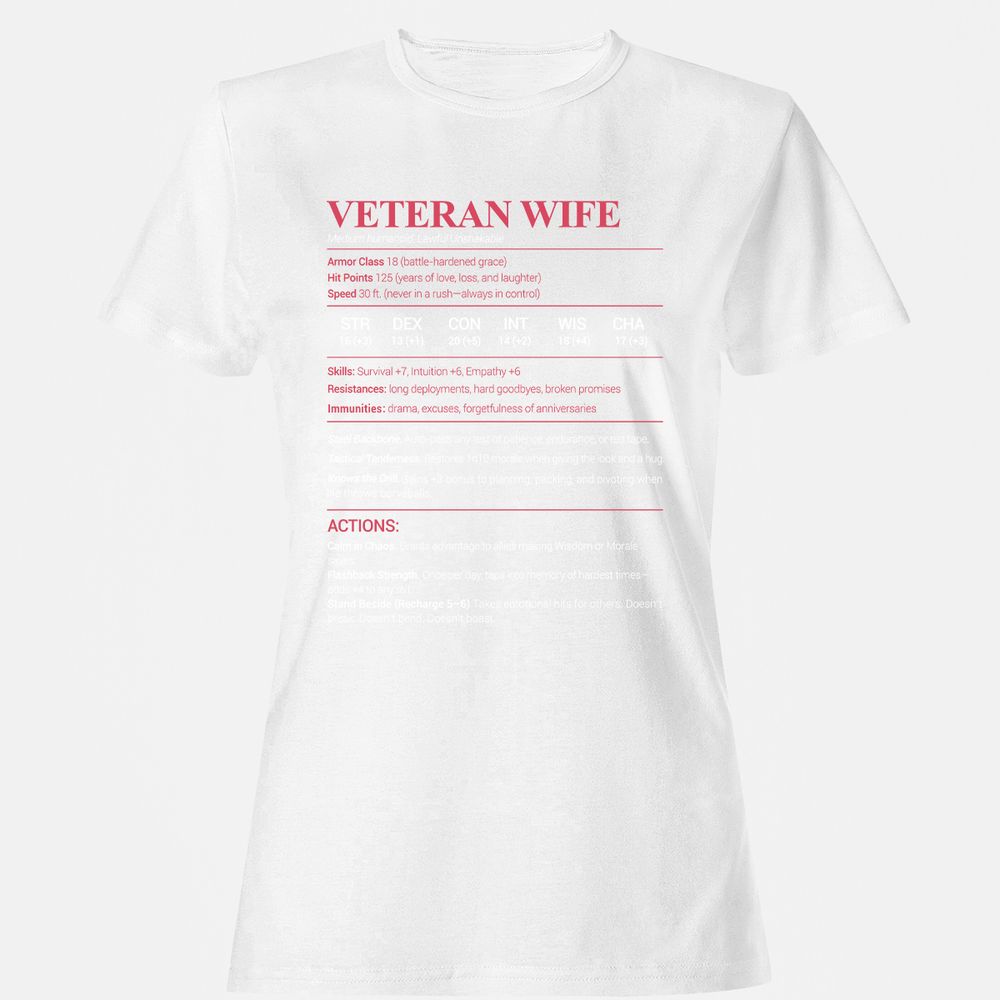 Veteran New Women's T-Shirt - White - 16
