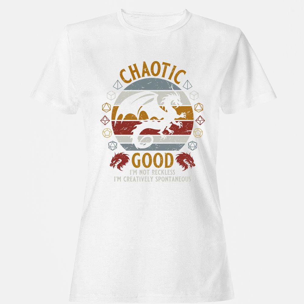 Chaotic Good Women's T-Shirt - White - 16