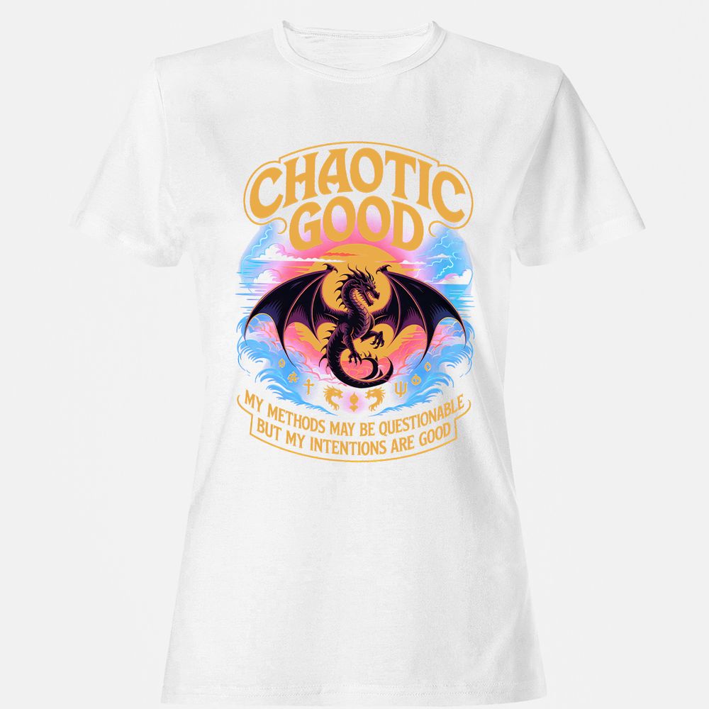 Chaotic Good Women's T-Shirt - White - 16