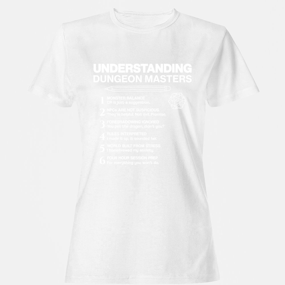 Understanding Dungeon Masters Women's T-Shirt - White - 16