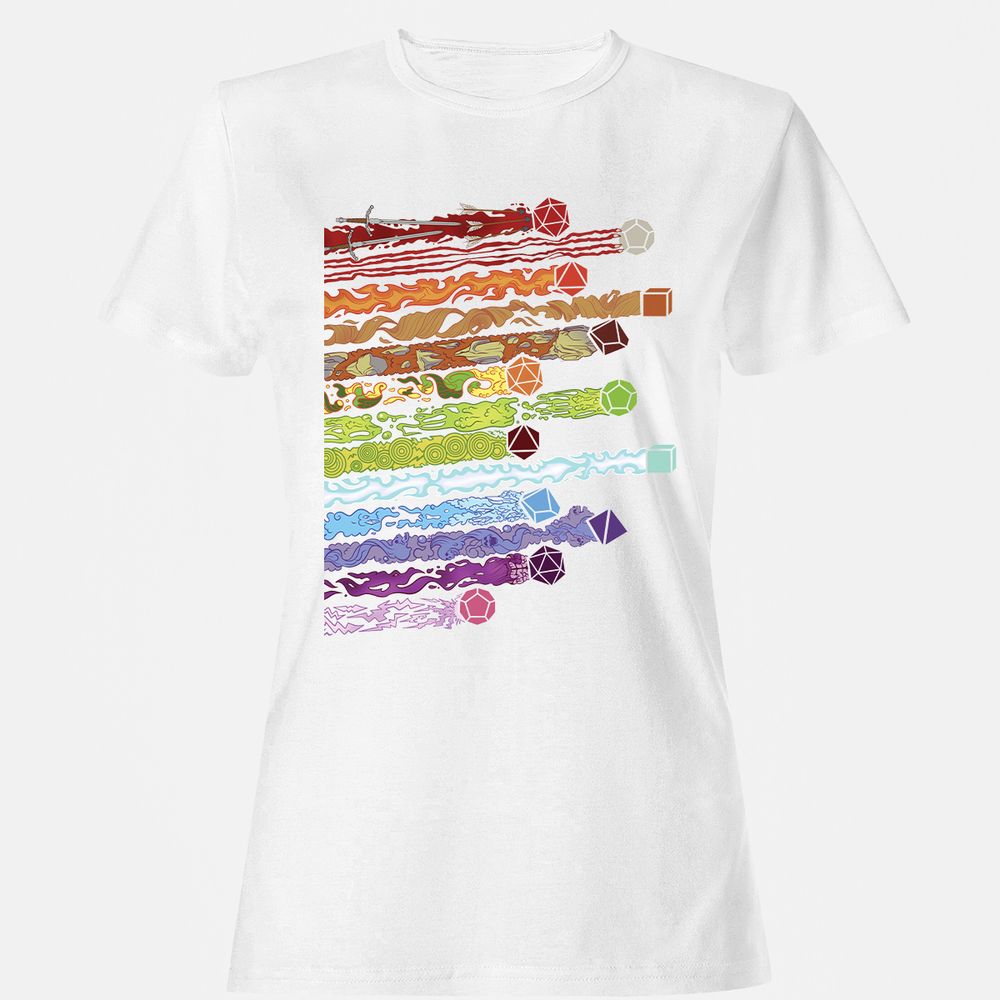 Damage Dices Women's T-Shirt - White - 16