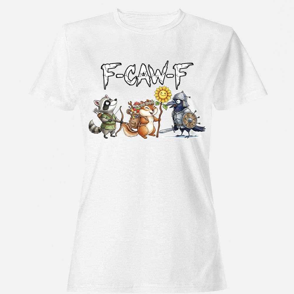 F-CAW-F Adventuring party Women's T-Shirt - White - 16