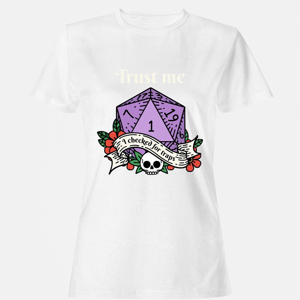 Trust Me I Checked for Traps - White - 16