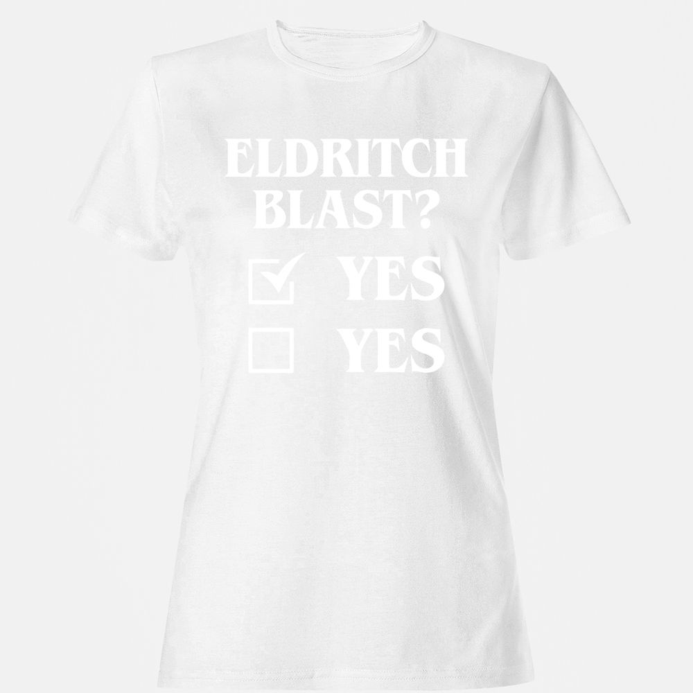 Eldritch Blast Yes Women's T-Shirt - White - 16