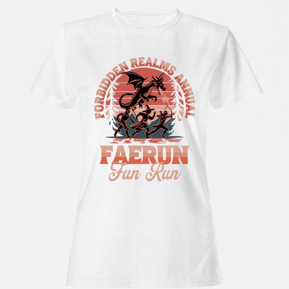 Faerun Fun Run Women's T-Shirt - White - 16