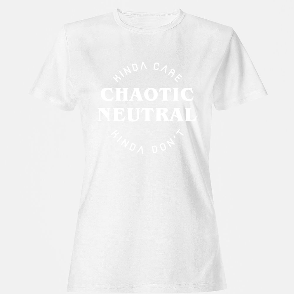 Chaotic Neutral Women's T-Shirt - White - 16