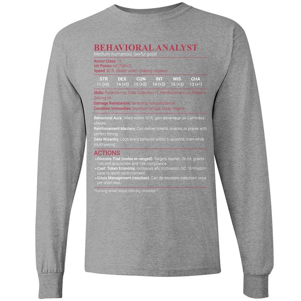 Behavioral Analyst - Sport Grey - 19
