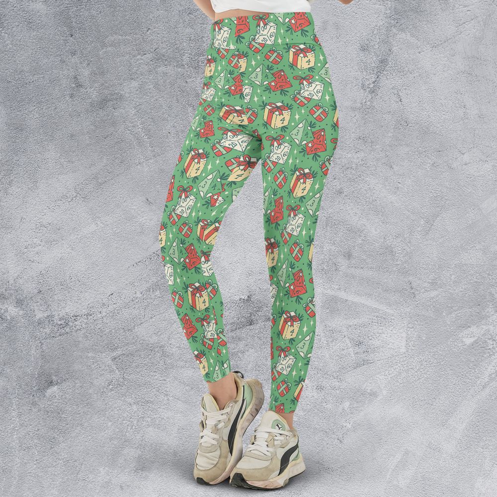 Christmas Dice Gift Legging -  - 1