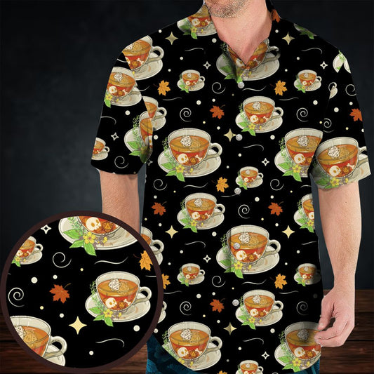 Cute Dnd Fall Tea Hawaiian Shirt -  - 1