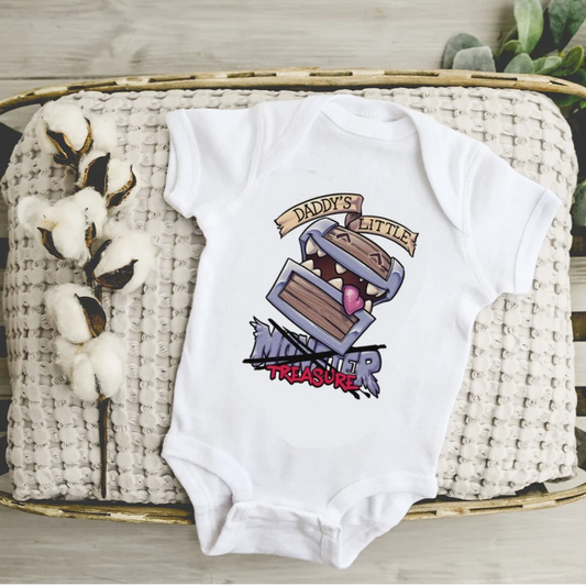 Mimic Daddy's Little Treasure Baby Bodysuit