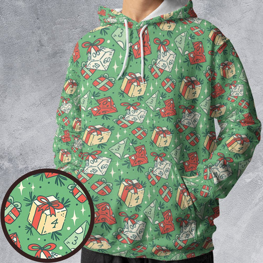 Christmas Dice Gift All-over Print Hoodie -  - 1