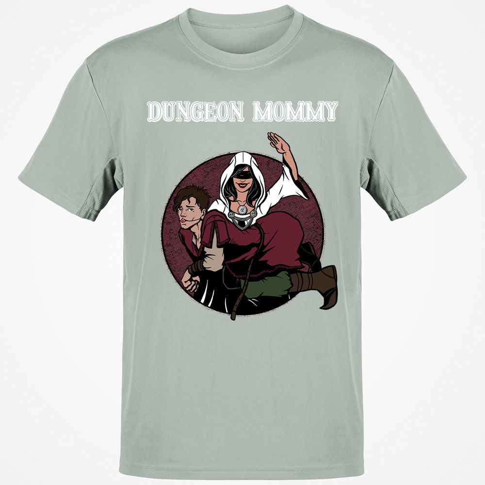Dominant Dungeon Mommy Classic Unisex T-Shirt - Ash - 2