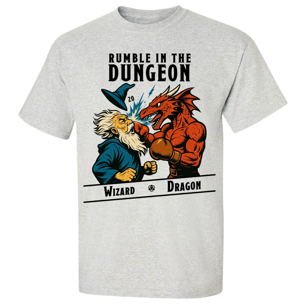 Rumble in the Dungeon Classic Unisex T-Shirt - Ash - 2