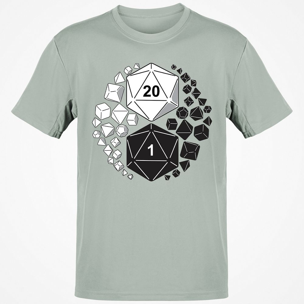 Gaming Yin Yang T-Shirt - Ash - 2