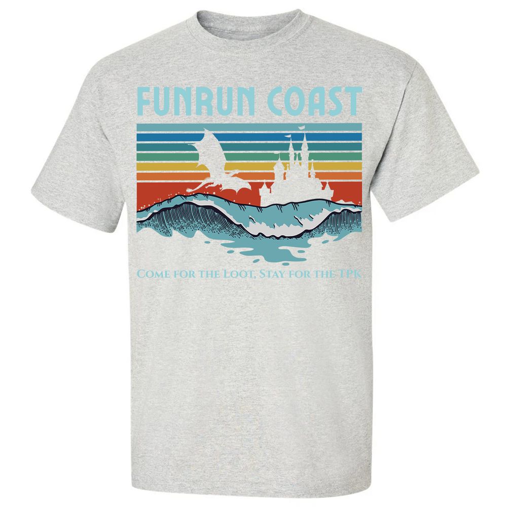 FUNRUN COAST Classic Unisex T-Shirt - Ash - 2