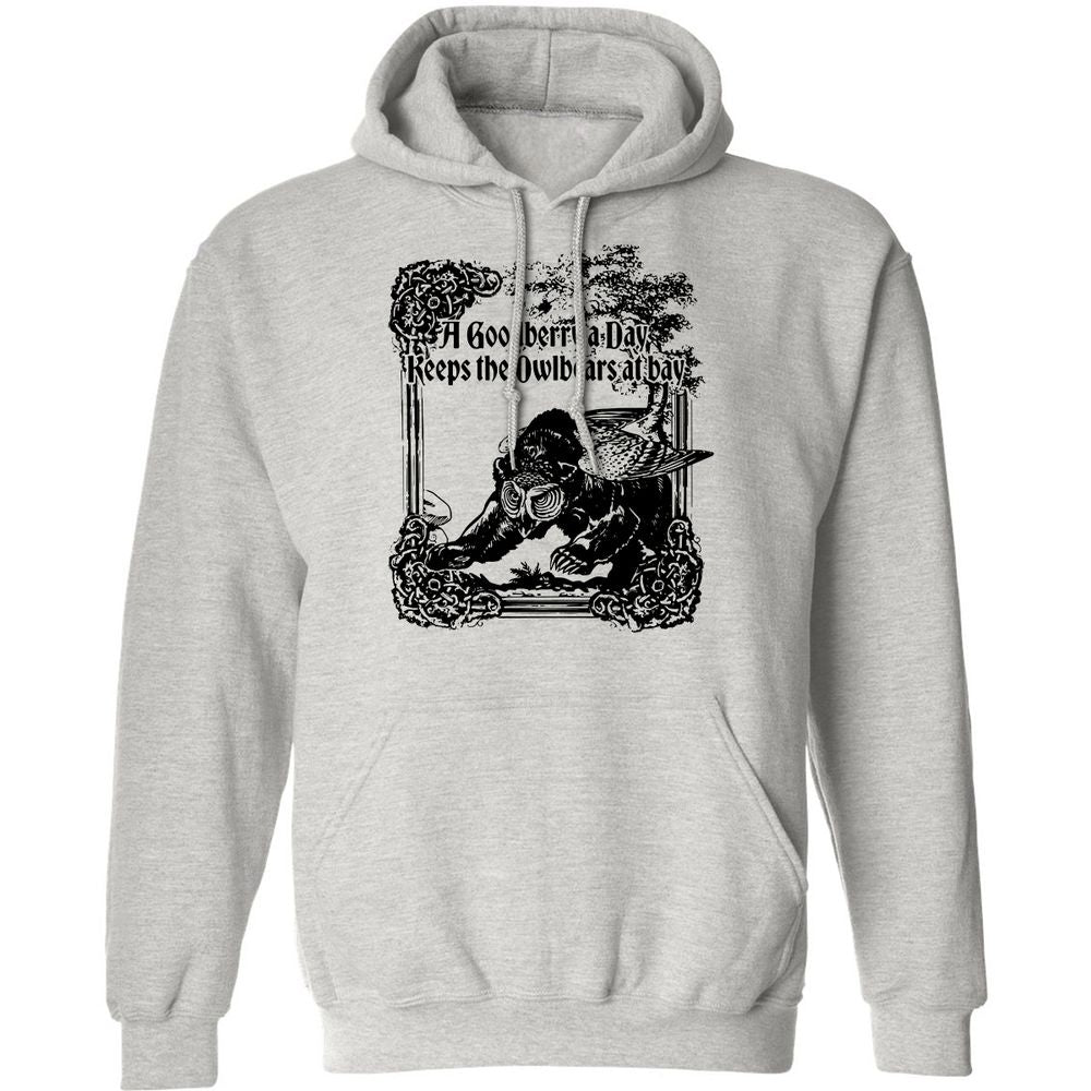 A Goodberry A Day Keeps The Owlbears At Bay Classic Unisex Hoodie - Ash - 2
