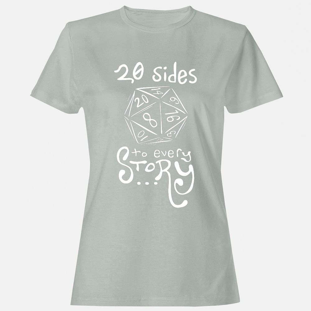 20 Sides to Every Story Women's T-Shirt - Ash - 2