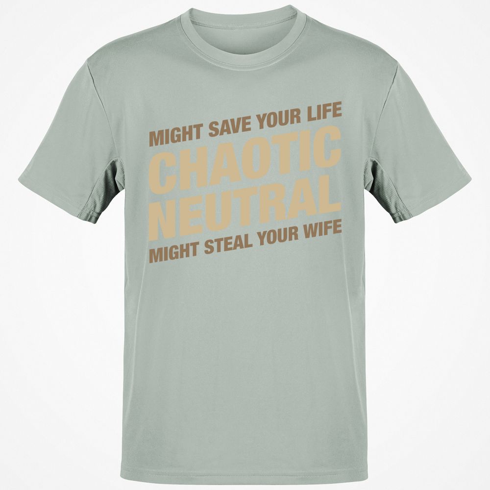 Might Save Your Life Might Steal Your Wife T-Shirt - Ash - 2