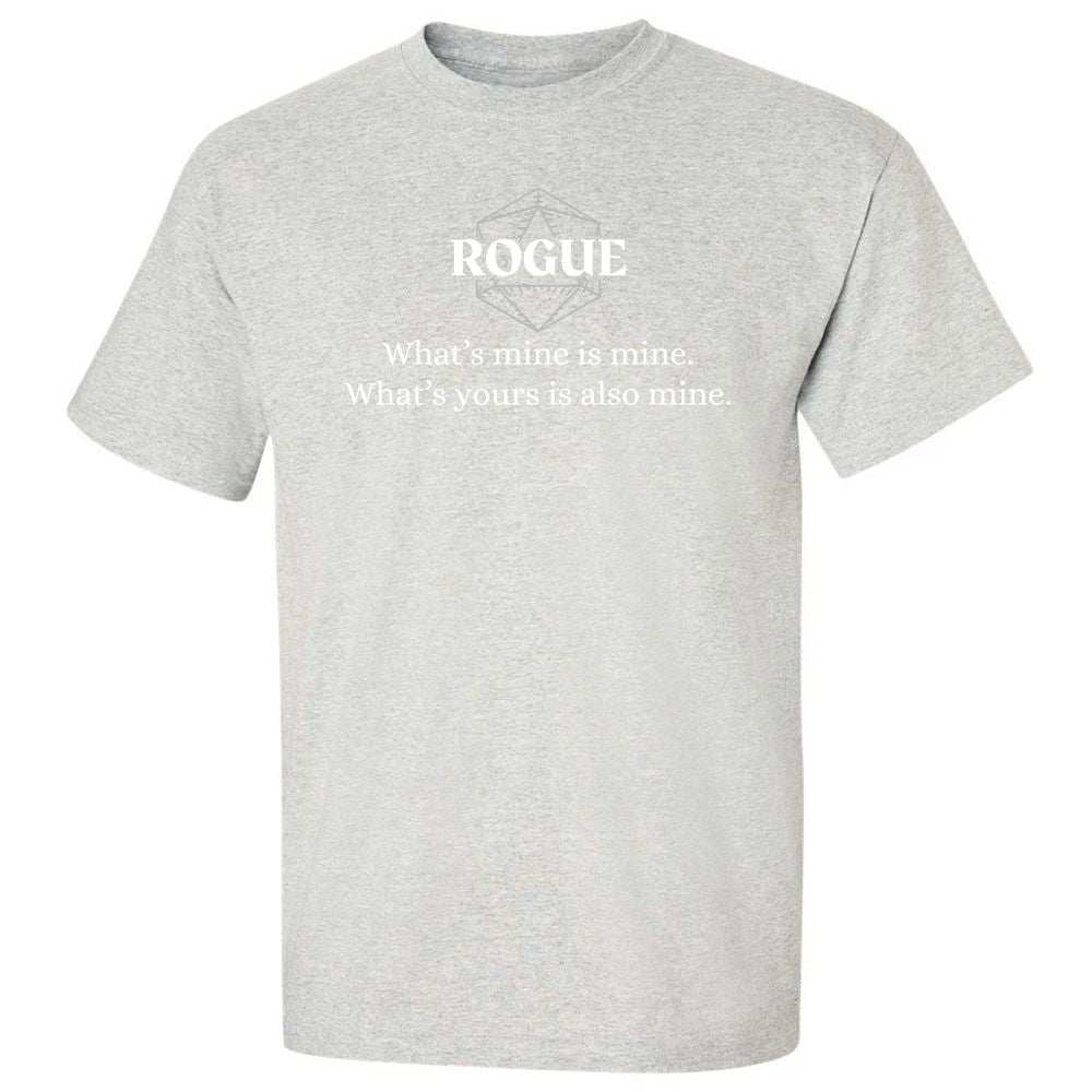 Rogue – What’s Mine Is Mine, What’s Yours Is Also Mine Classic Unisex T-Shirt - Ash - 2