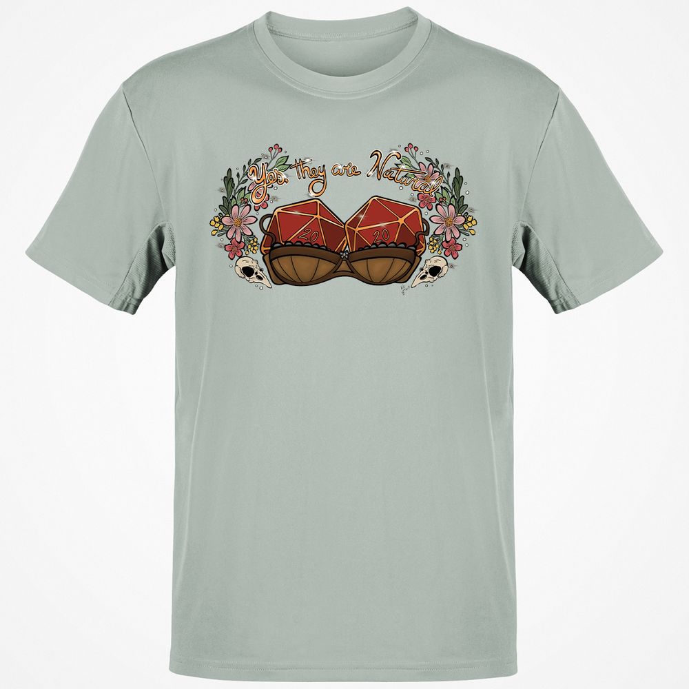 Yes They're Natural T-Shirt - Ash - 2