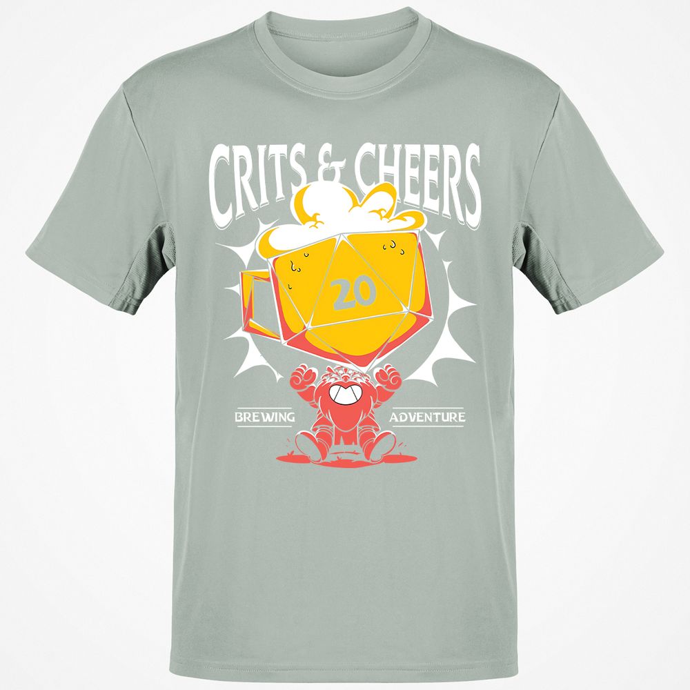 Crits & Cheers Classic Unisex T-Shirt - Ash - 2